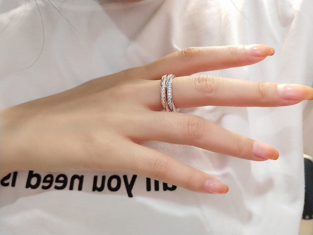 [Glow Muse ]SPIRAL DIAMOND RING