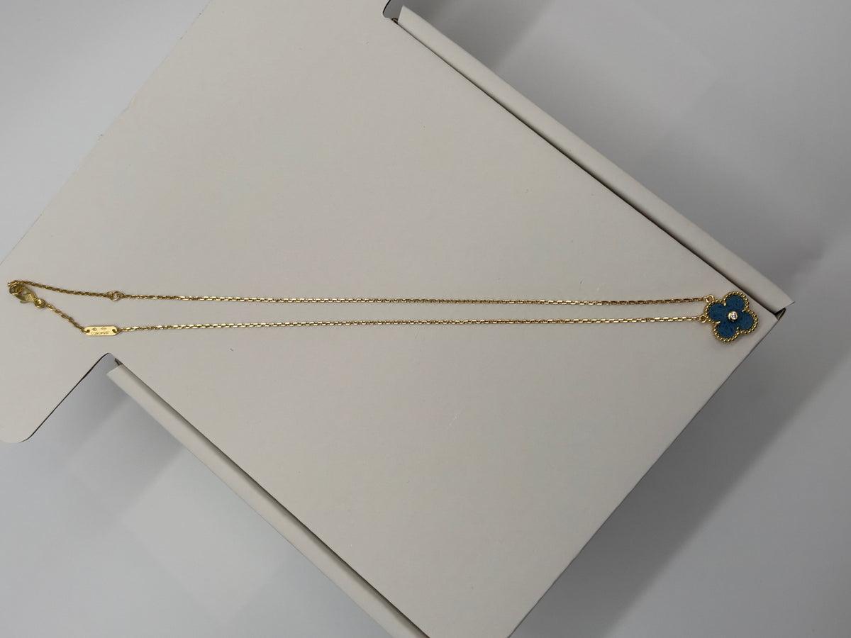 [⭐Glow Muse]Vintage Alhambra Holiday Pendant Necklace