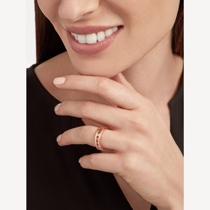 [⭐Glow Muse ]ZERO 1 ONE-BAND WITH OPENWORK LOGO SPIRAL RING