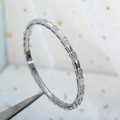 [⭐Glow Muse ]SERPENTI BRACELET SILVER DIAMOND