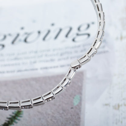 [⭐Glow Muse ]SERPENTI BRACELET SILVER DIAMOND