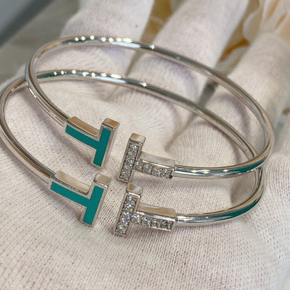 [Glow Muse ]T BRACELET 1.8MM TURQUOISE DIAMOND