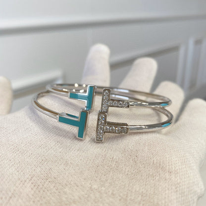 [Glow Muse ]T BRACELET 1.8MM TURQUOISE DIAMOND