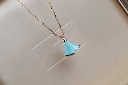 [⭐Glow Muse ]DREAM NECKLACE TURQUOISE PINK GOLD