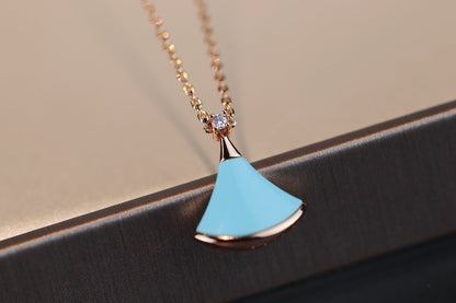 [⭐Glow Muse ]DREAM NECKLACE TURQUOISE PINK GOLD