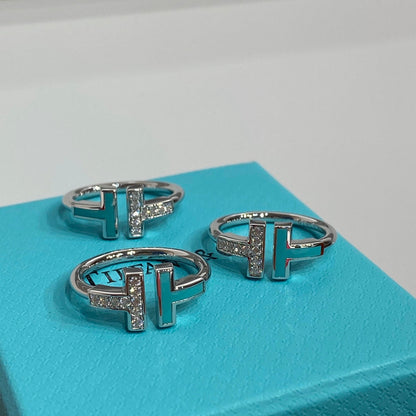 [Glow Muse ] WIRE TURQUOISE DIAMOND RING SILVER