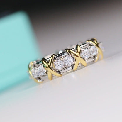 [Glow Muse ]SIXTEEN STONE RING GOLD