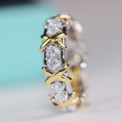 [Glow Muse ]SIXTEEN STONE RING GOLD