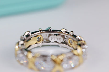 [Glow Muse ]SIXTEEN STONE RING GOLD