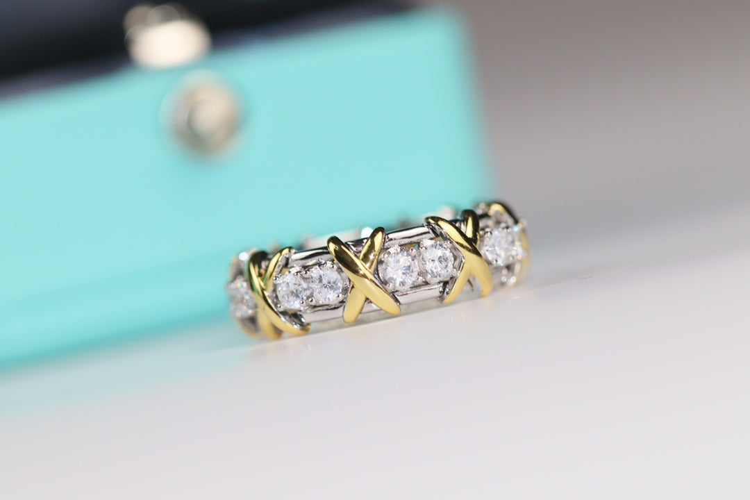 [Glow Muse ]SIXTEEN STONE RING GOLD