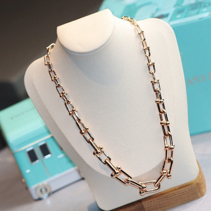 [Glow Muse ]HARDWEAR LINK GOLD NECKLACE