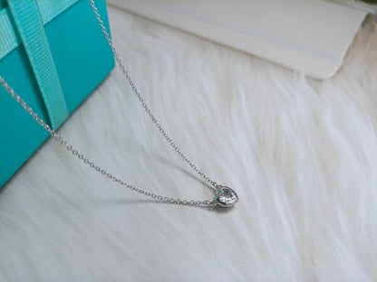 [Glow Muse ]HEART BIG DIAMOND NECKLACE