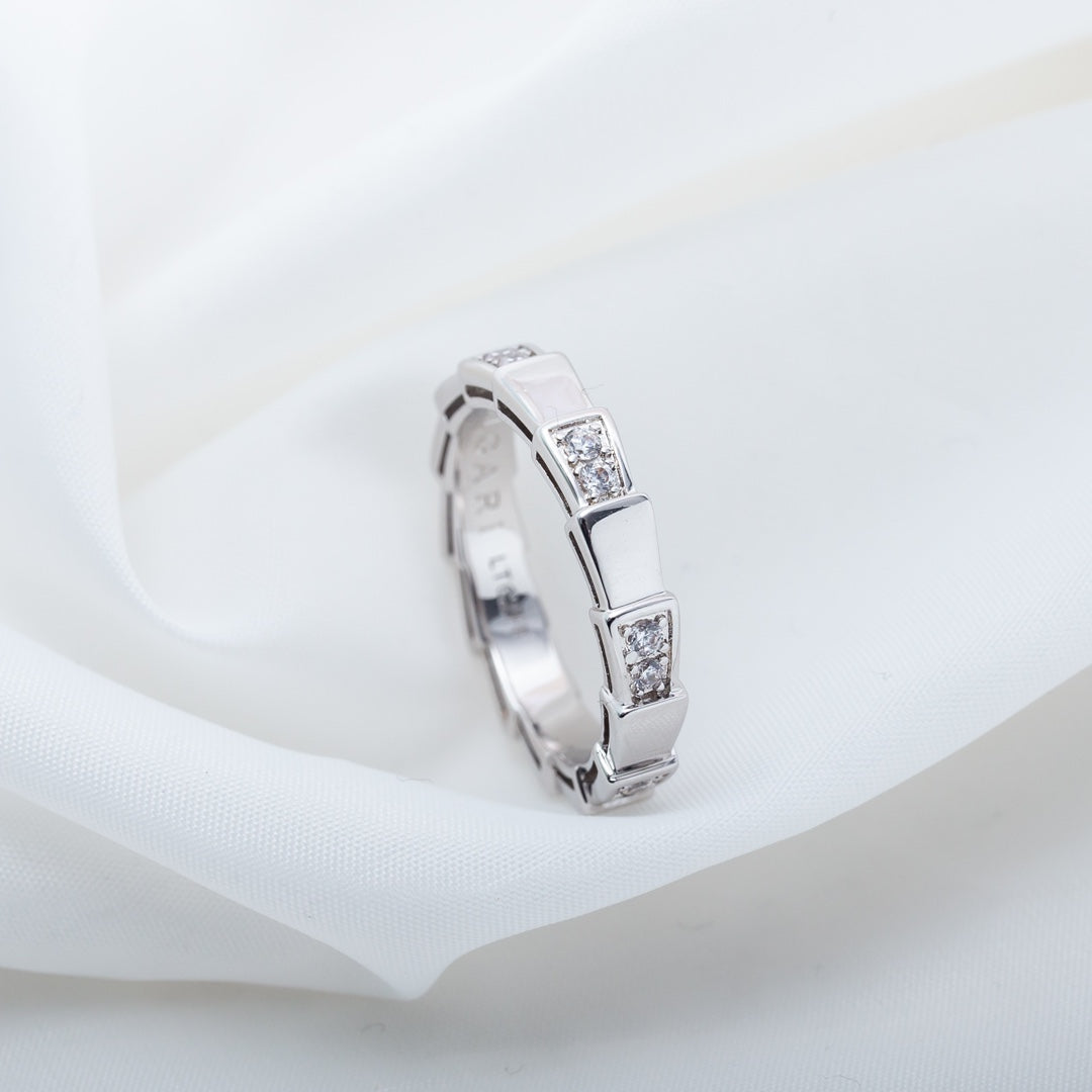 [⭐Glow Muse ]SERPENTI RING SILVER  3MM