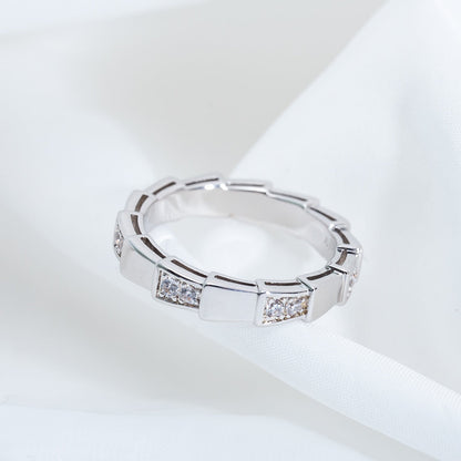 [⭐Glow Muse ]SERPENTI RING SILVER  3MM