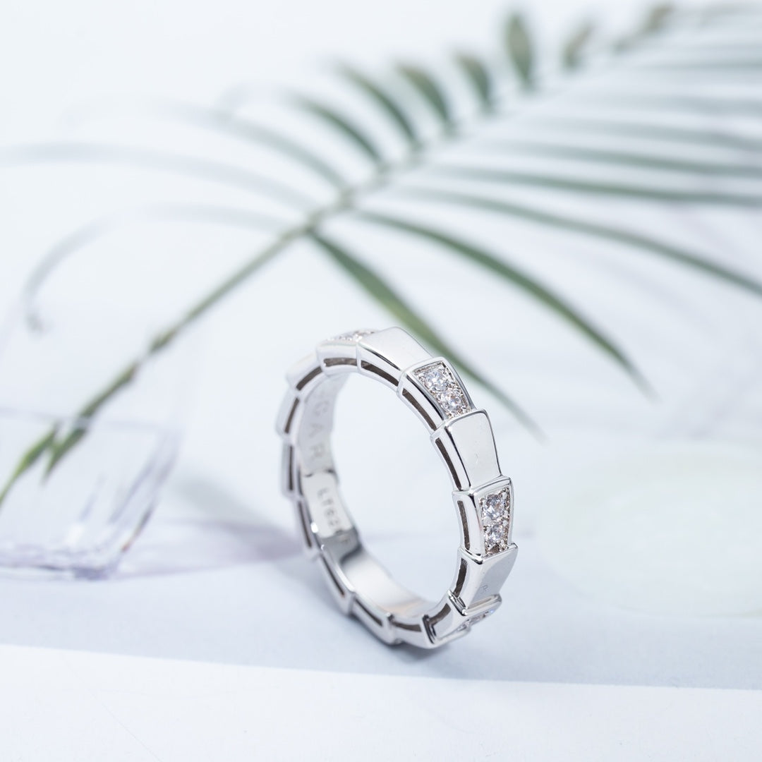 [⭐Glow Muse ]SERPENTI RING SILVER  3MM