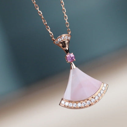 [⭐Glow Muse ]DREAM NECKLACE PINK MOP DIAMOND