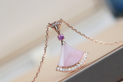 [⭐Glow Muse ]DREAM NECKLACE PINK MOP DIAMOND