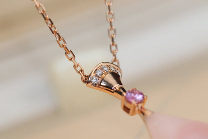 [⭐Glow Muse ]DREAM NECKLACE PINK MOP DIAMOND
