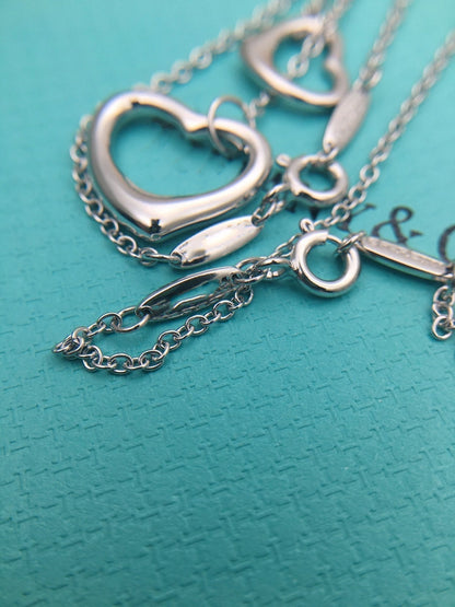 [Glow Muse ]OPEN HEART SILVER NECKLACE