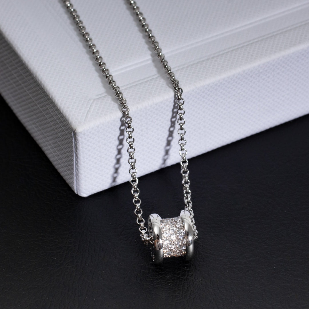 [⭐Glow Muse ]ZERO 1 SILVER DIAMOND NECKLACE