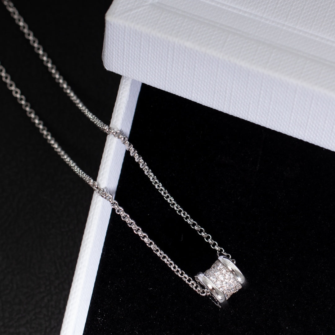 [⭐Glow Muse ]ZERO 1 SILVER DIAMOND NECKLACE