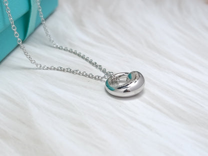 [Glow Muse ]SNAIL PEDANT SILVER NECKLACE