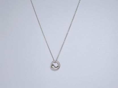 [Glow Muse ]SNAIL PEDANT SILVER NECKLACE