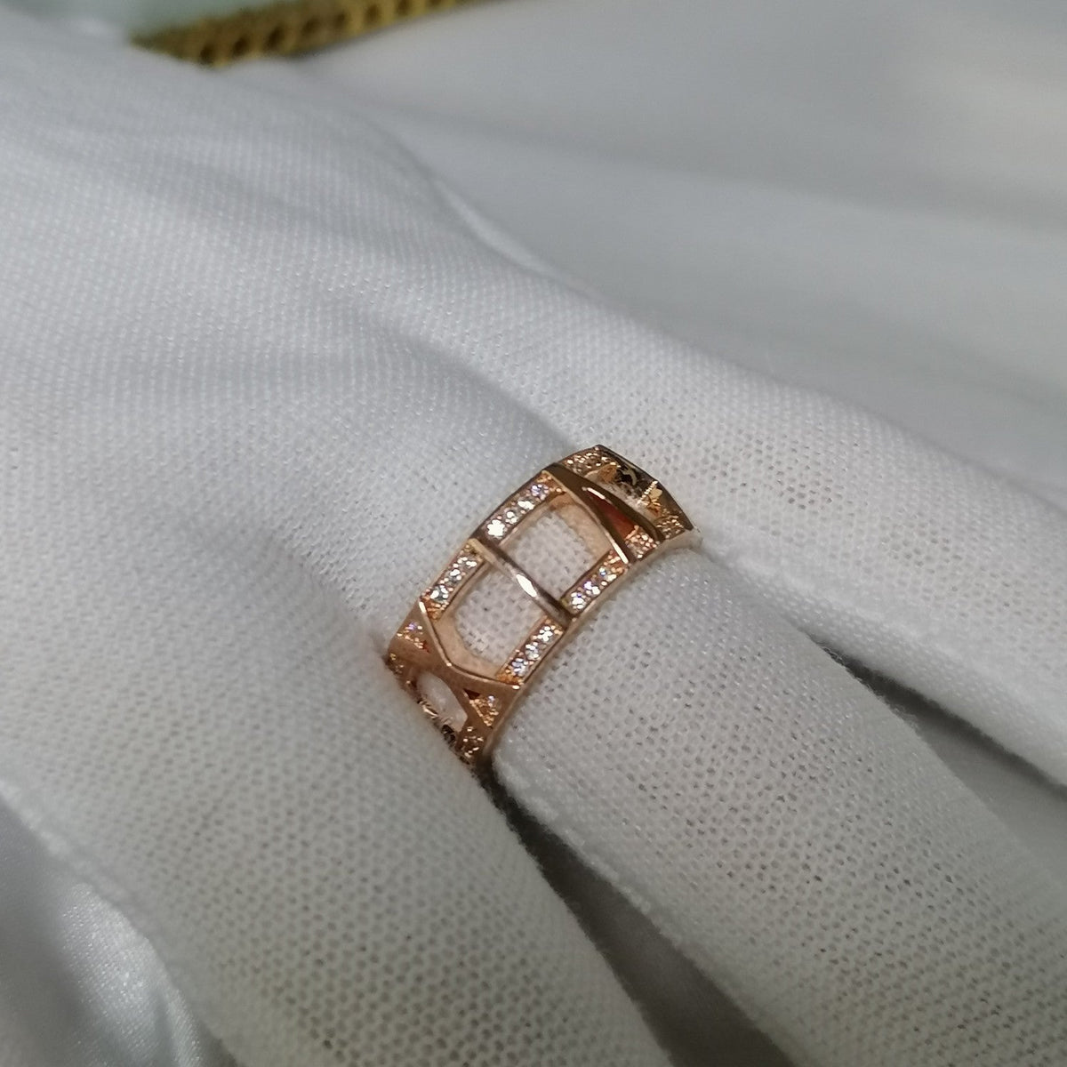 [Glow Muse ]ATLAS LARGE OPEN DIAMOND RING