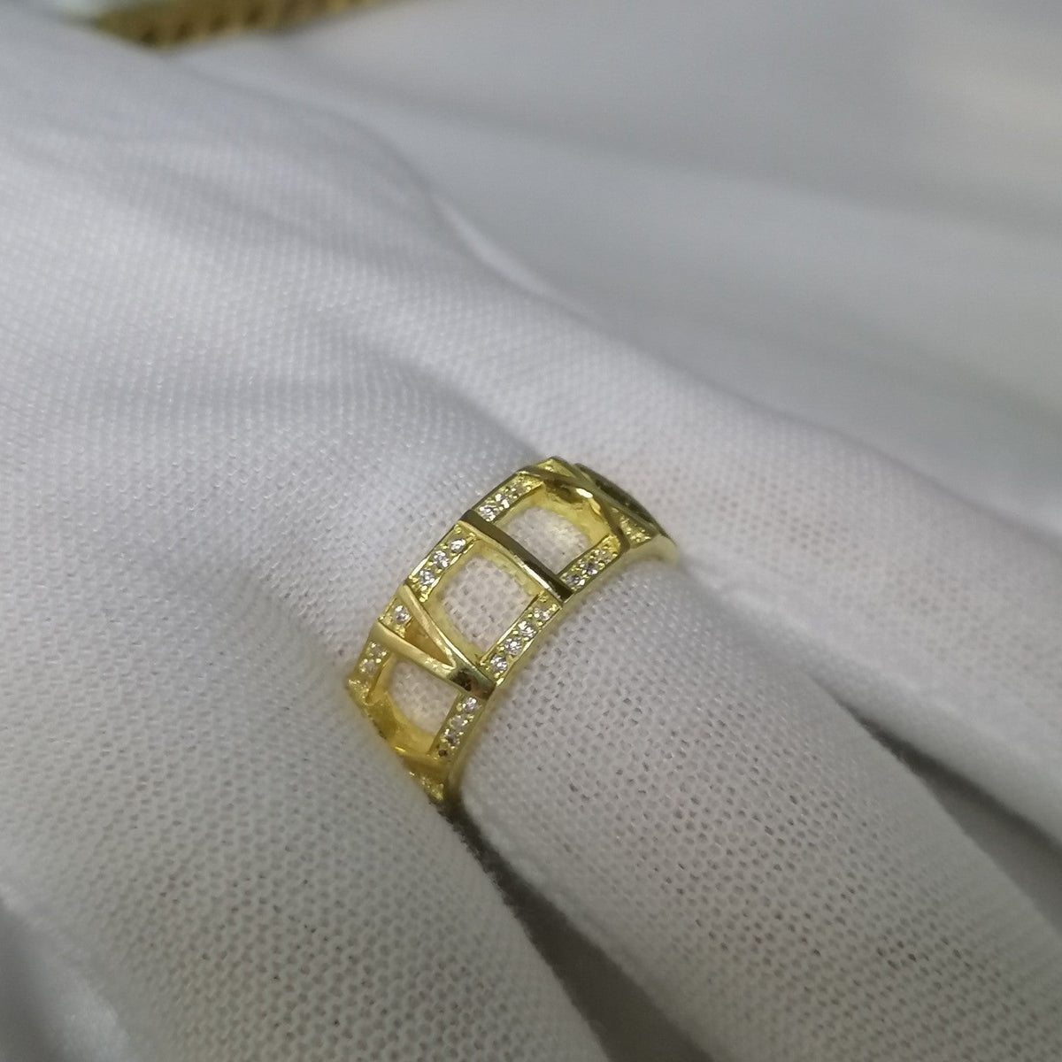 [Glow Muse ]ATLAS LARGE OPEN DIAMOND RING