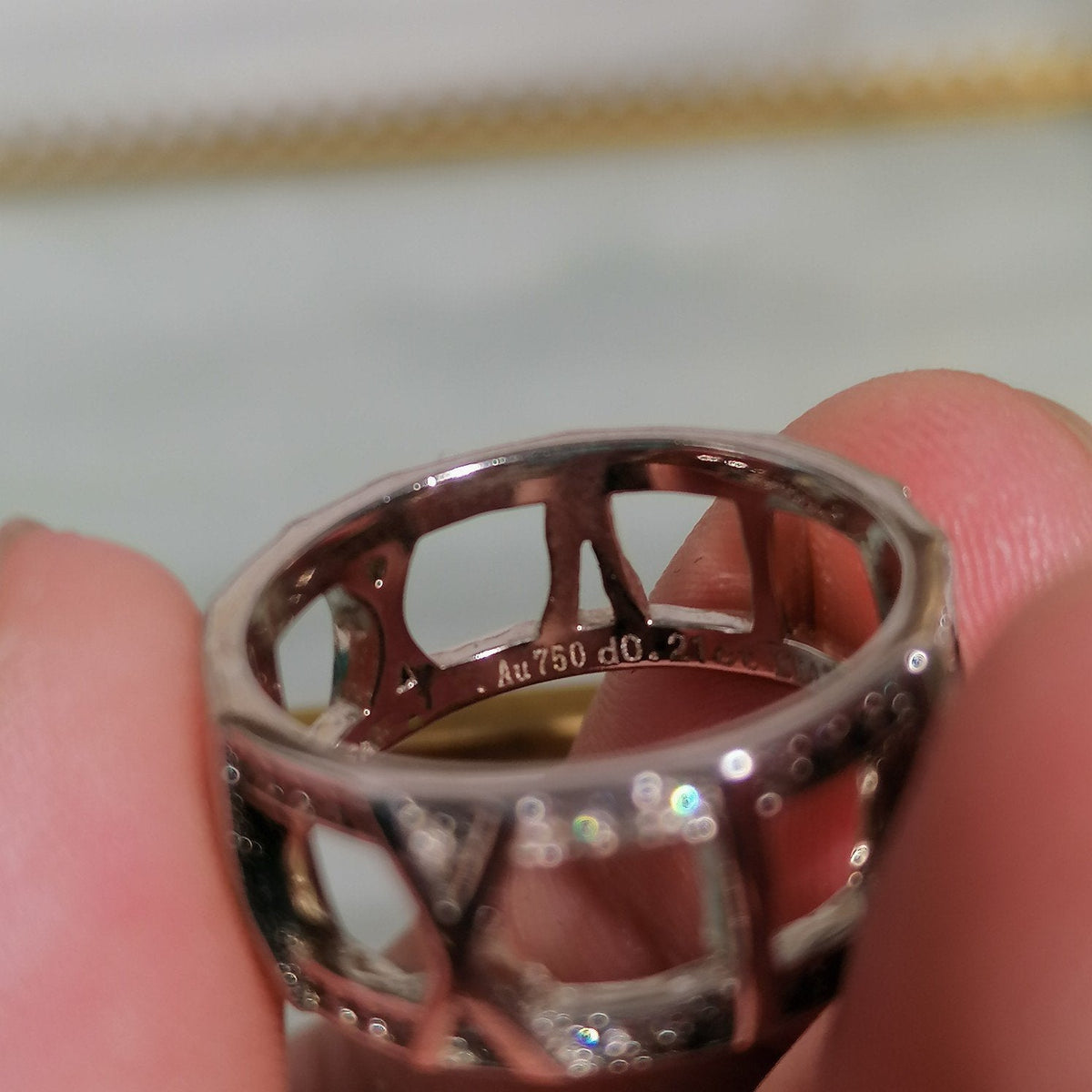 [Glow Muse ]ATLAS LARGE OPEN DIAMOND RING