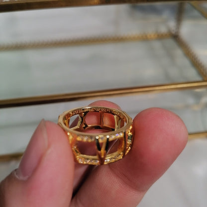 [Glow Muse ]ATLAS LARGE OPEN DIAMOND RING