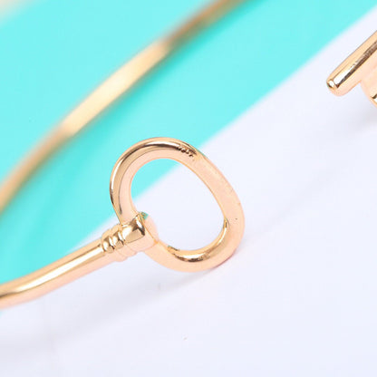 [Glow Muse ]KEY WIRE OVAL BRACELET