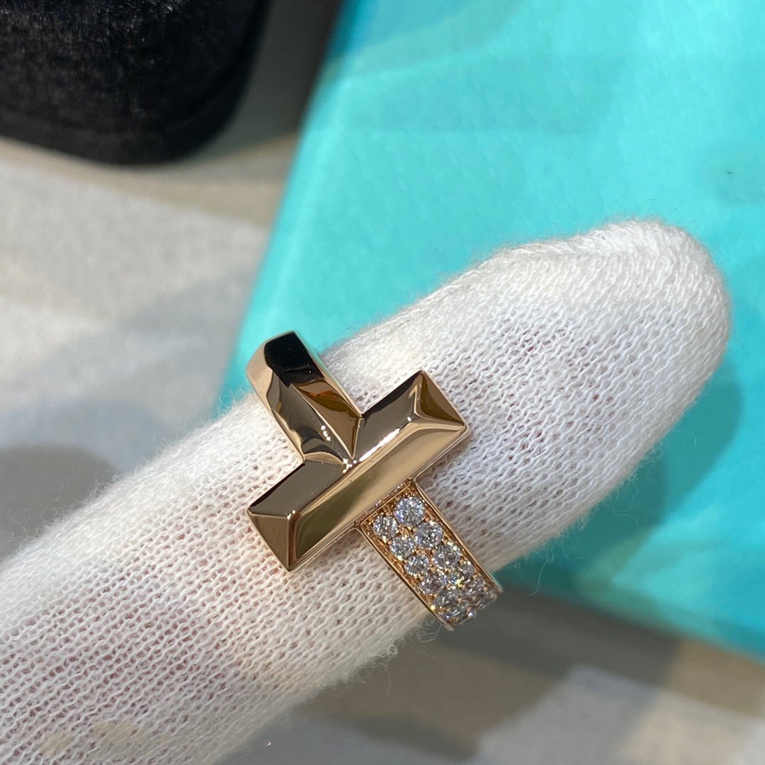 [Glow Muse ]T WIRE MEDIUM DIAMOND RING