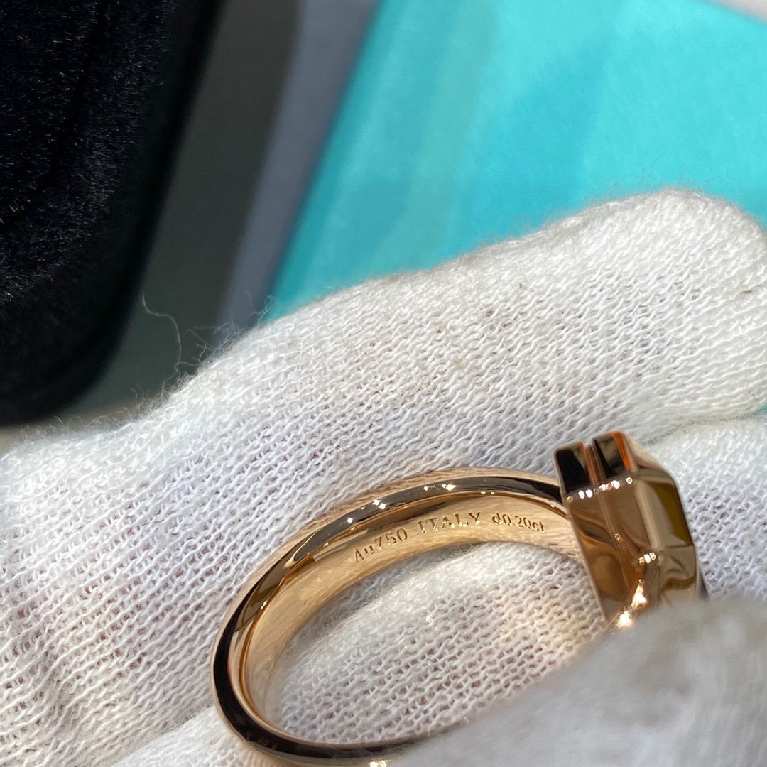 [Glow Muse ]T WIRE MEDIUM DIAMOND RING