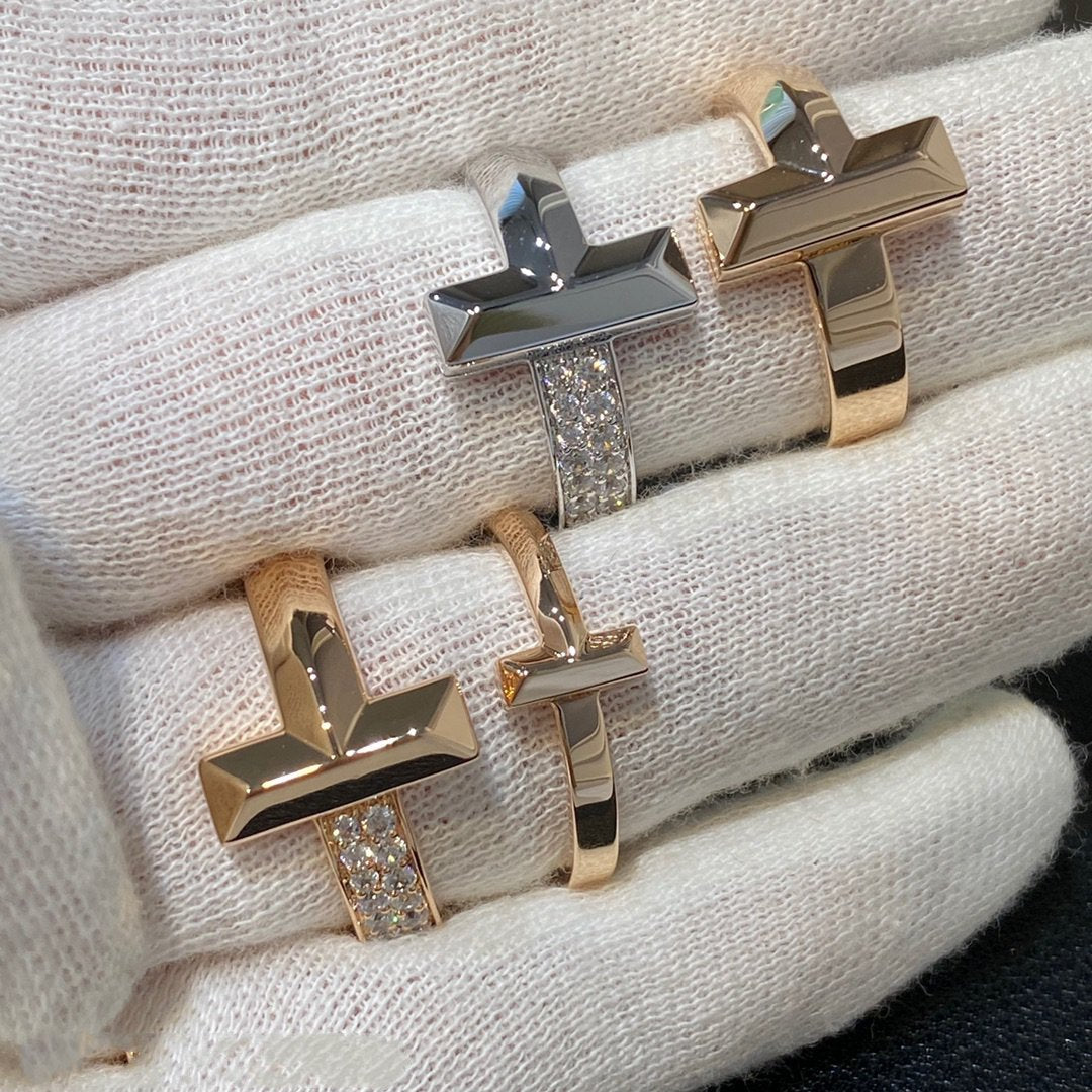 [Glow Muse ]T WIRE MEDIUM DIAMOND RING