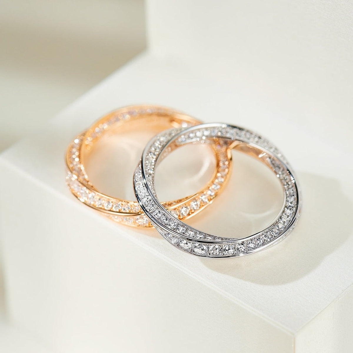 [Glow Muse ]SPIRAL DIAMOND RING