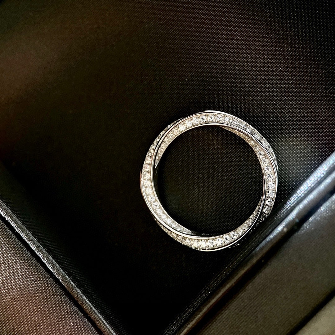 [Glow Muse ]SPIRAL DIAMOND RING