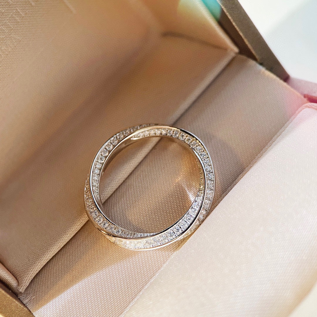 [Glow Muse ]SPIRAL DIAMOND RING
