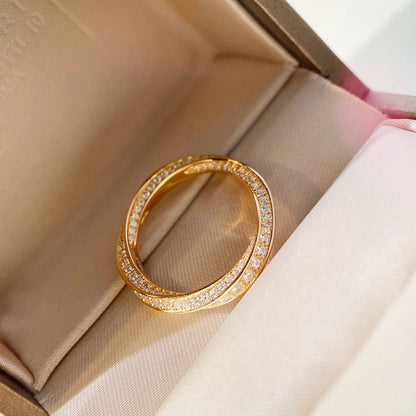 [Glow Muse ]SPIRAL DIAMOND RING