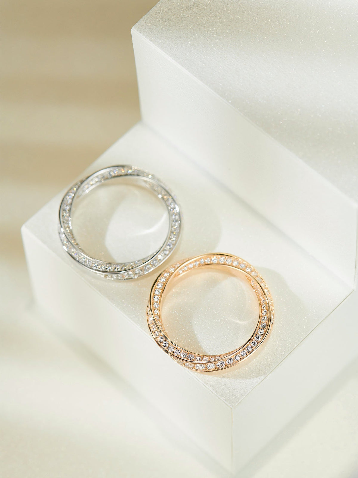 [Glow Muse ]SPIRAL DIAMOND RING