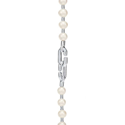[Glow Muse ]HARDWEAR PEARL WRAP NECKLACE