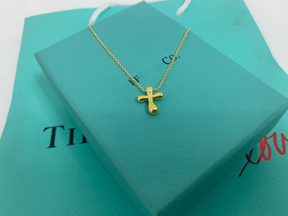 [Glow Muse ]CROSS PENDANT MINI BARE CROSS NECKLACE