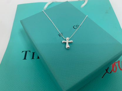 [Glow Muse ]CROSS PENDANT MINI BARE CROSS NECKLACE