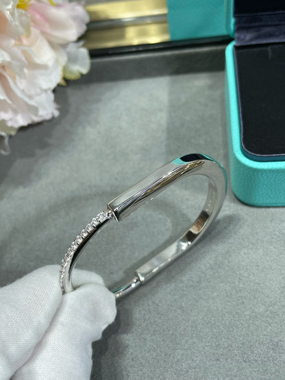 [Glow Muse ]LOCK BRACELET DIAMOND