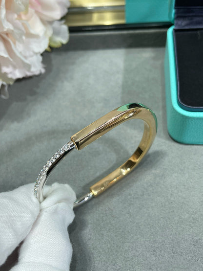 [Glow Muse ]LOCK BRACELET DIAMOND