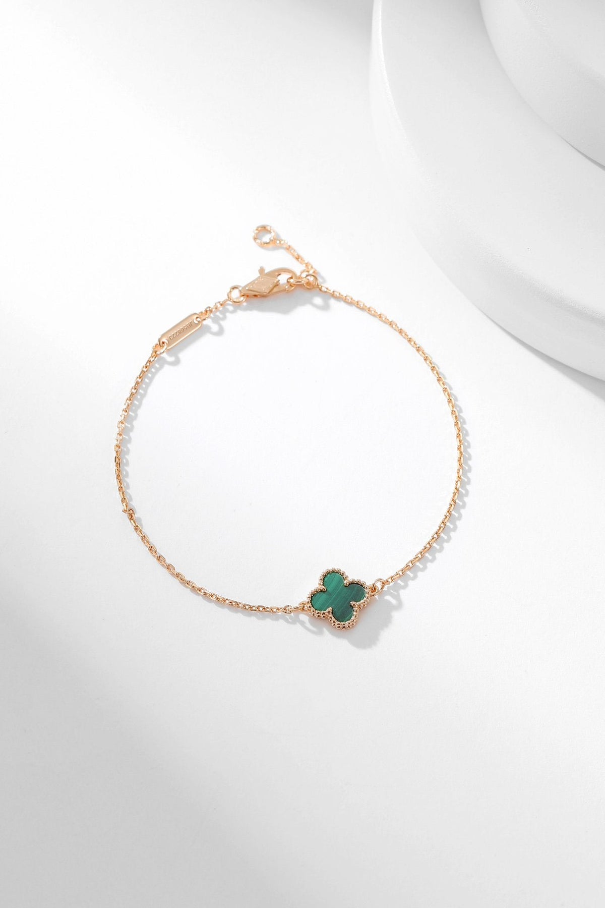 [Glow Muse]CLOVER BRACELET MALACHITE 1 MOTIF