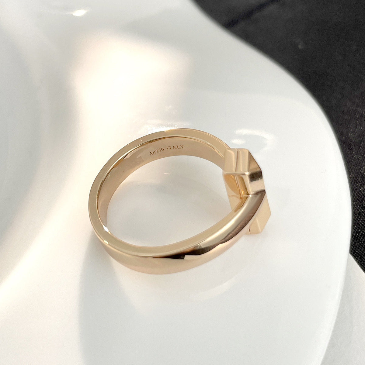 [Glow Muse ]T WIDE DIAMOND RING
