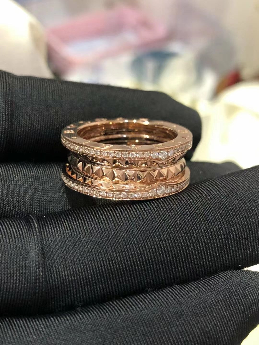 [⭐Glow Muse ]ZERO 1 ROCK DIAMOND PINK GOLD