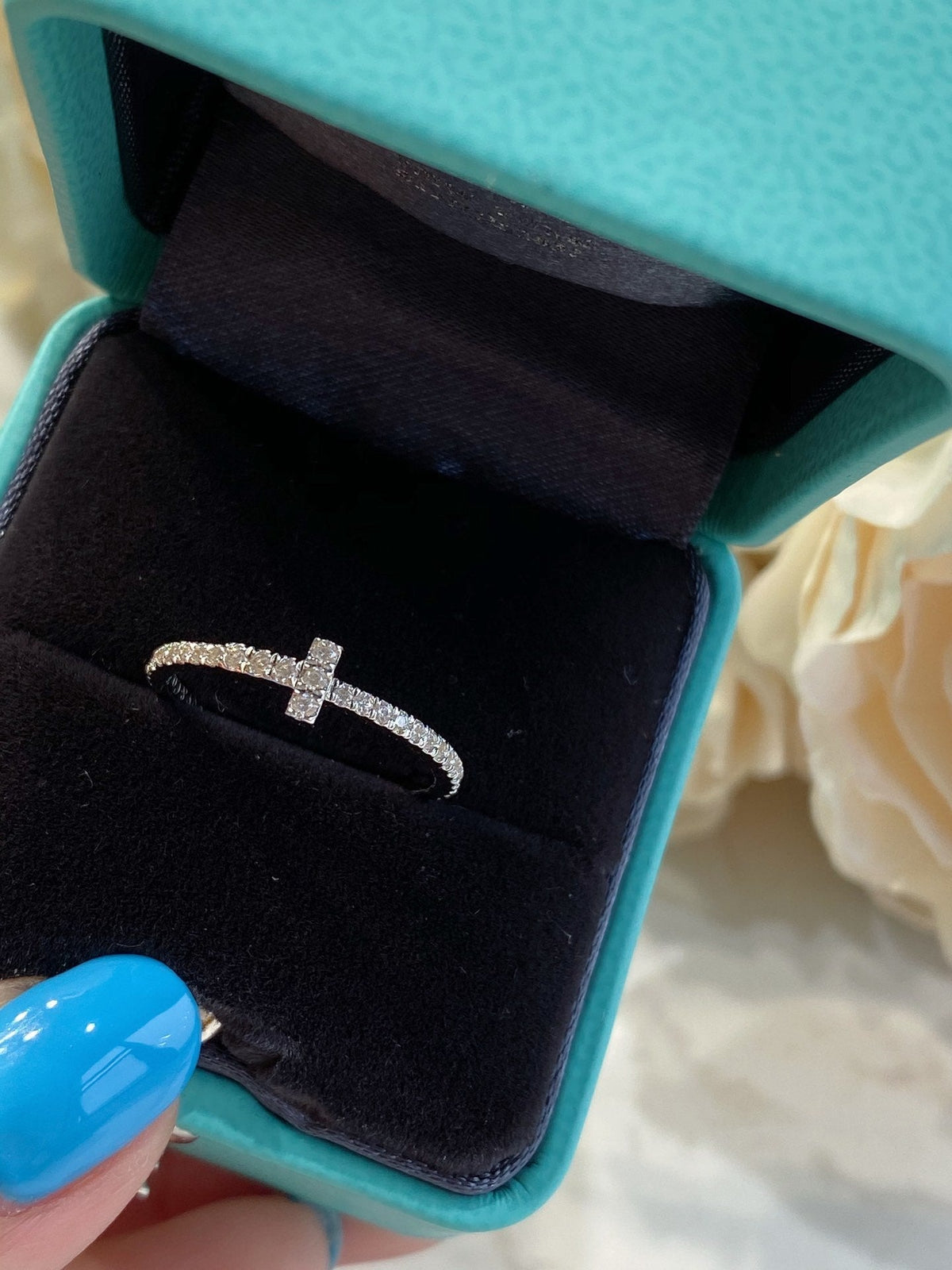 [Glow Muse ]T SMALL RING DIAMOND SILVER