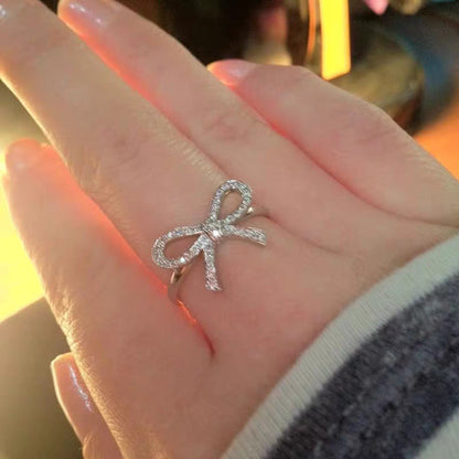 [Glow Muse ]TWIST BOW RING